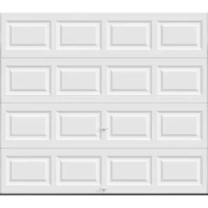 Classic Steel 8 x 7 Insulated Solid White Garage Door (2)
